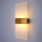 LumiEdge Modern LED Wall Lamp Minimalist Aluminum Acrylic Wall Sconce 1