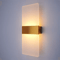 LumiEdge Modern LED Wall Lamp Minimalist Aluminum Acrylic Wall Sconce 1