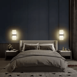 lumiedge modern led wall lamp – minimalist aluminum acrylic wall sconce