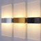 LumiEdge Modern LED Wall Lamp Minimalist Aluminum Acrylic Wall Sconce 6