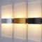 LumiEdge Modern LED Wall Lamp Minimalist Aluminum Acrylic Wall Sconce 6