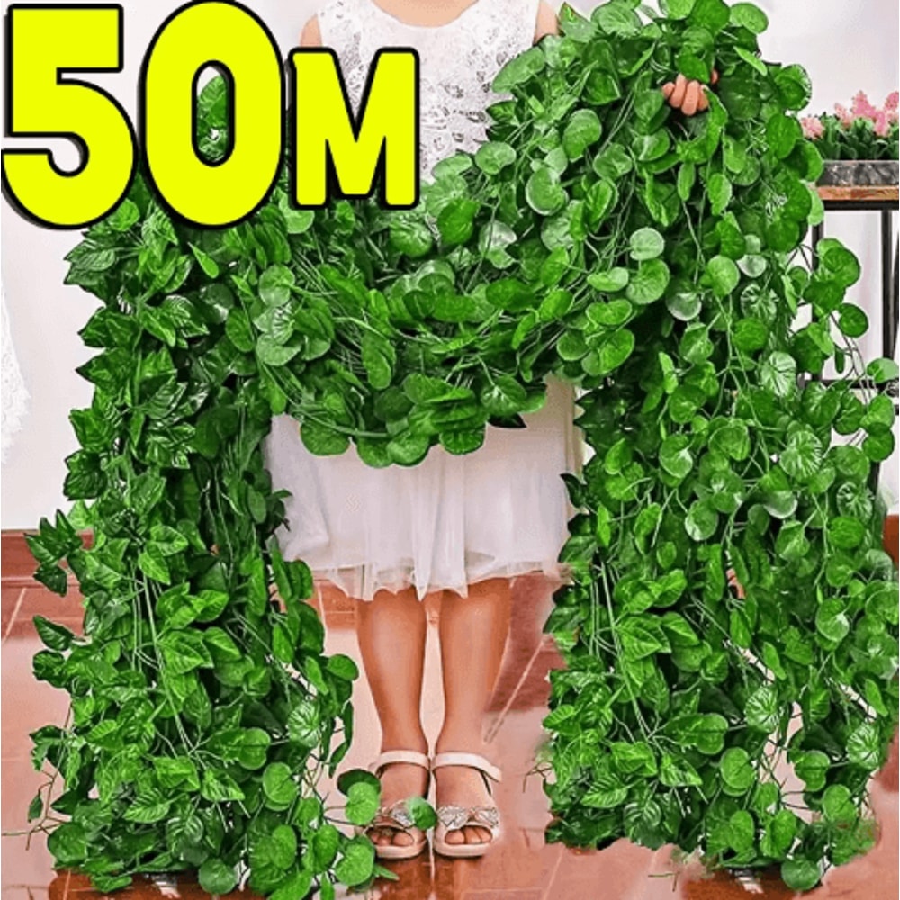 NatureDrape Artificial Ivy Vine Garland Realistic Hanging Leaf Decor For Home Events 9