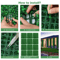 GreenShield Artificial Boxwood Wall Panels UV Resistant Greenery Privacy Fence 10PCS 2