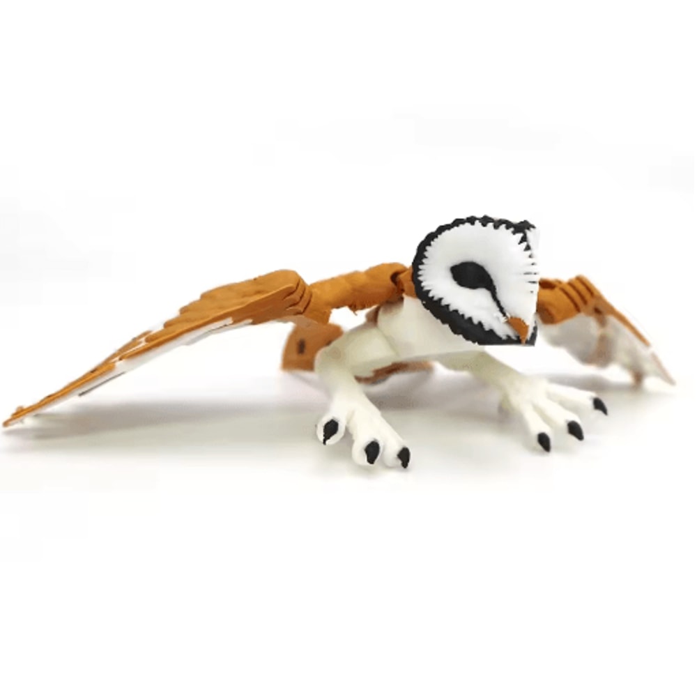 SkyFlex 3D Printed Eagle Figurine Movable Hawk Ornament Articulated Bird Decor 5