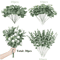 EverGreen Bulk Eucalyptus Stems Set Mixed Silver Dollar Artificial Leaves 3060120PCS 4