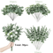 EverGreen Bulk Eucalyptus Stems Set Mixed Silver Dollar Artificial Leaves 3060120PCS 4