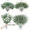 EverGreen Bulk Eucalyptus Stems Set Mixed Silver Dollar Artificial Leaves 3060120PCS 6