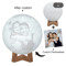 LunaGlow Personalized Moon Lamp Custom Photo 3D Printed USB Night Light 9