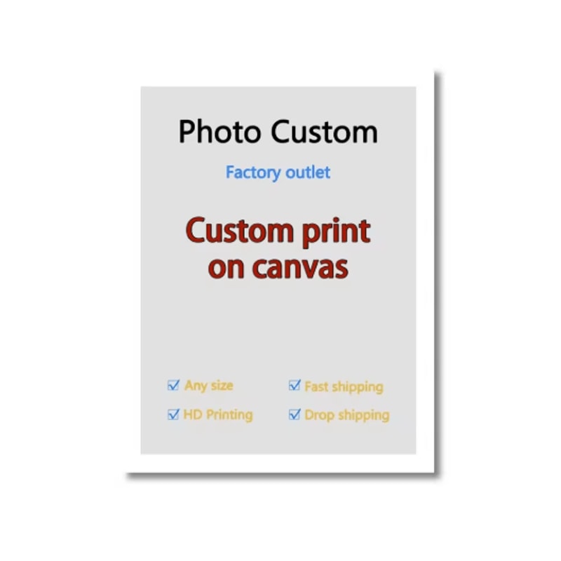 Artify Custom Canvas Wall Art Personalized HD Photo Print Poster Large Size 4
