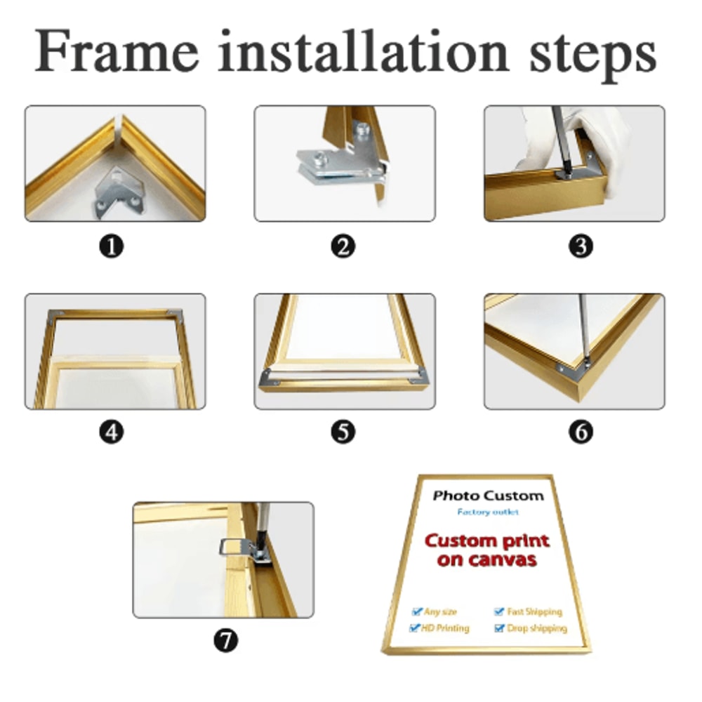 Artify Custom Canvas Wall Art Personalized HD Photo Print Poster Large Size 5