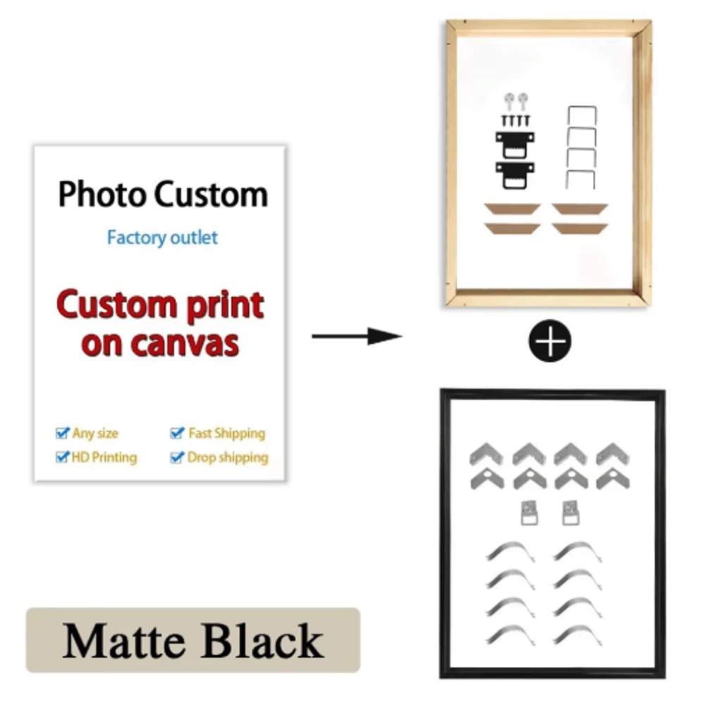 Artify Custom Canvas Wall Art Personalized HD Photo Print Poster Large Size 8