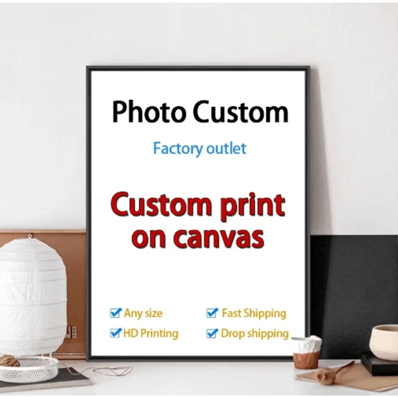 Artify Custom Canvas Wall Art Personalized HD Photo Print Poster Large Size 9