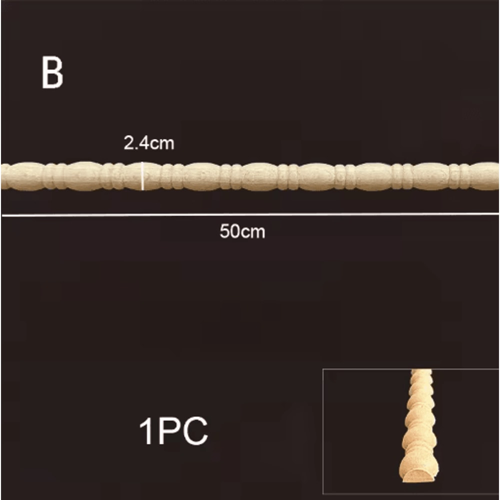 HeritageCraft Wood Carved Applique Vintage Furniture Corner Onlay Decor 19