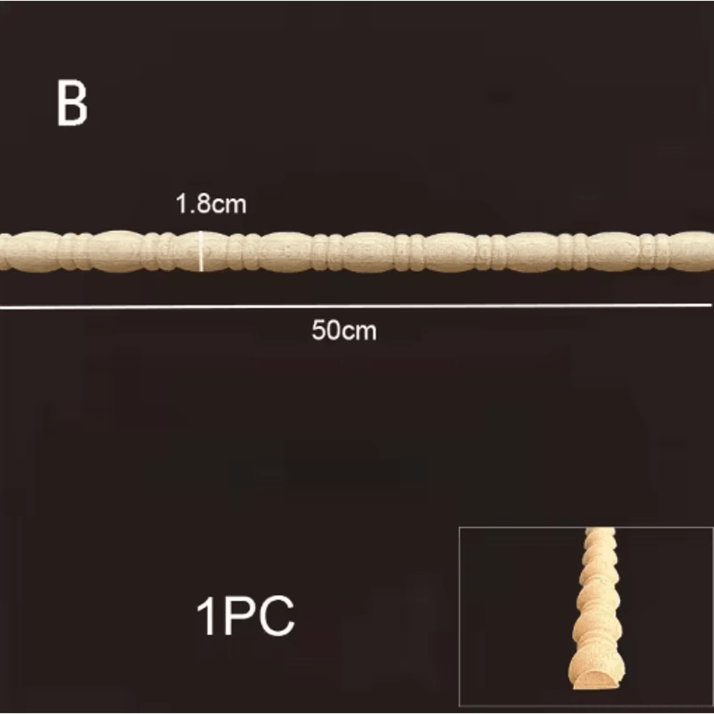 HeritageCraft Wood Carved Applique Vintage Furniture Corner Onlay Decor 20