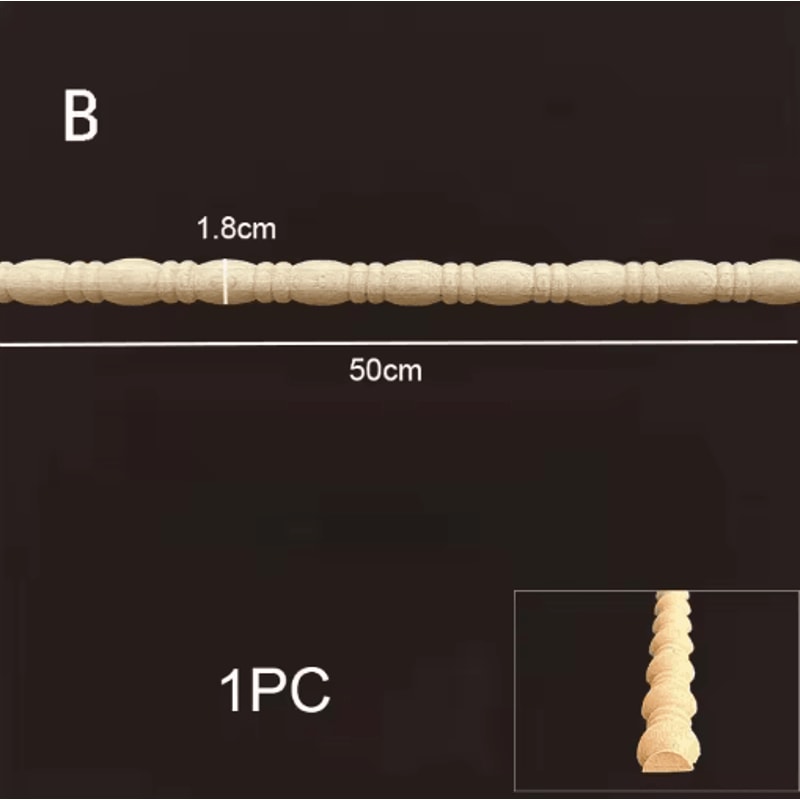 HeritageCraft Wood Carved Applique Vintage Furniture Corner Onlay Decor 20