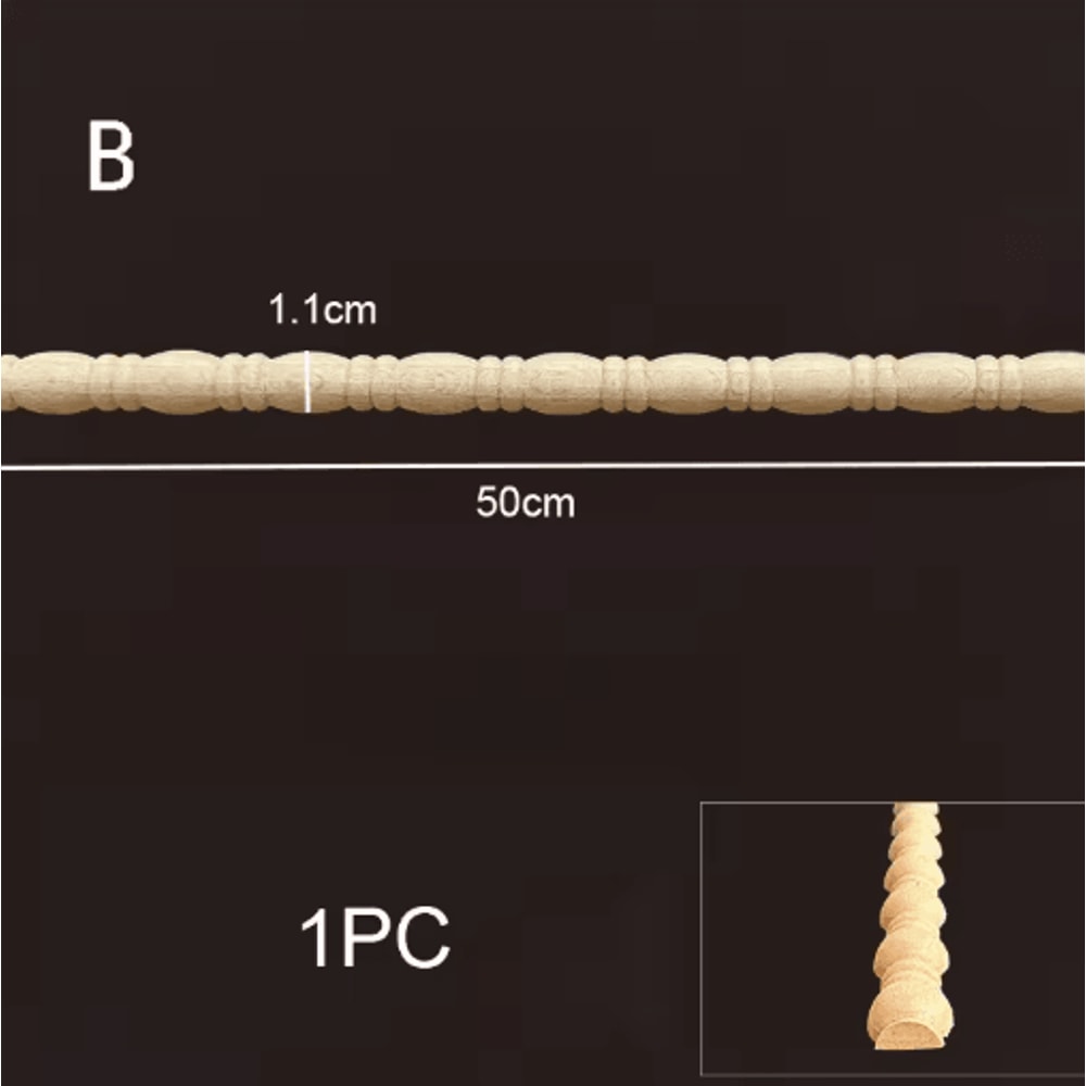 HeritageCraft Wood Carved Applique Vintage Furniture Corner Onlay Decor 22