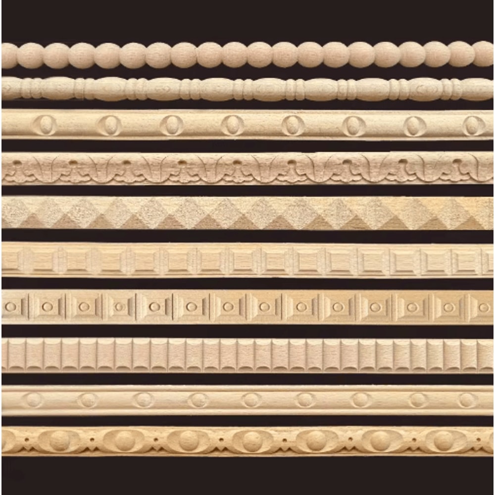 HeritageCraft Wood Carved Applique Vintage Furniture Corner Onlay Decor 0