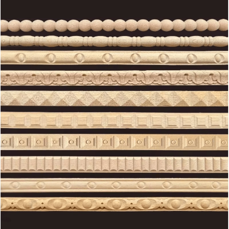 HeritageCraft Wood Carved Applique Vintage Furniture Corner Onlay Decor 0