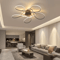Modern LED Chandelier Ceiling Light Chrome Gold Luxury Fixture For Living Room 0