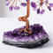 Amethyst Crystal Tree Decor Handmade Healing Stone Bonsai For Home Desk 4