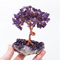 Amethyst Crystal Tree Decor Handmade Healing Stone Bonsai For Home Desk 5