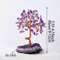 Amethyst Crystal Tree Decor Handmade Healing Stone Bonsai For Home Desk 6
