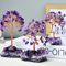 Amethyst Crystal Tree Decor Handmade Healing Stone Bonsai For Home Desk 0
