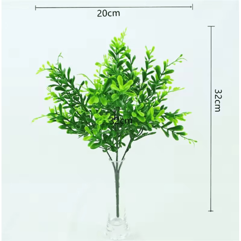 Artificial Fern Plant Decor Realistic Greenery For Home Garden Wall Styling 5