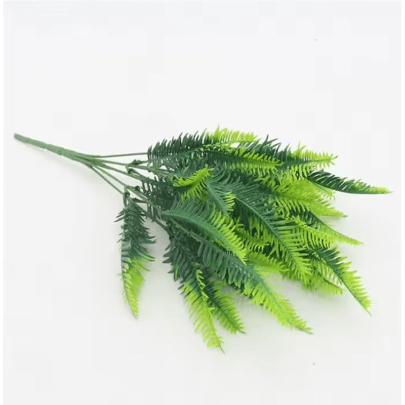 Artificial Fern Plant Decor Realistic Greenery For Home Garden Wall Styling 8