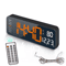 Smart LED Digital Wall Clock Silent Modern Display With Temperature Calendar 1