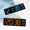 Smart LED Digital Wall Clock Silent Modern Display With Temperature Calendar 7