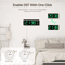 Smart LED Digital Wall Clock Silent Modern Display With Temperature Calendar 11