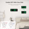 Smart LED Digital Wall Clock Silent Modern Display With Temperature Calendar 11