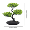 Artificial Japanese Pine Bonsai Tree Realistic Mini Plant For Desk Home Decor 2