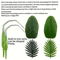 50Inch Artificial Palm Tree Realistic Tropical Plant For Indoor Outdoor Decor 2