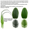 50Inch Artificial Palm Tree Realistic Tropical Plant For Indoor Outdoor Decor 2