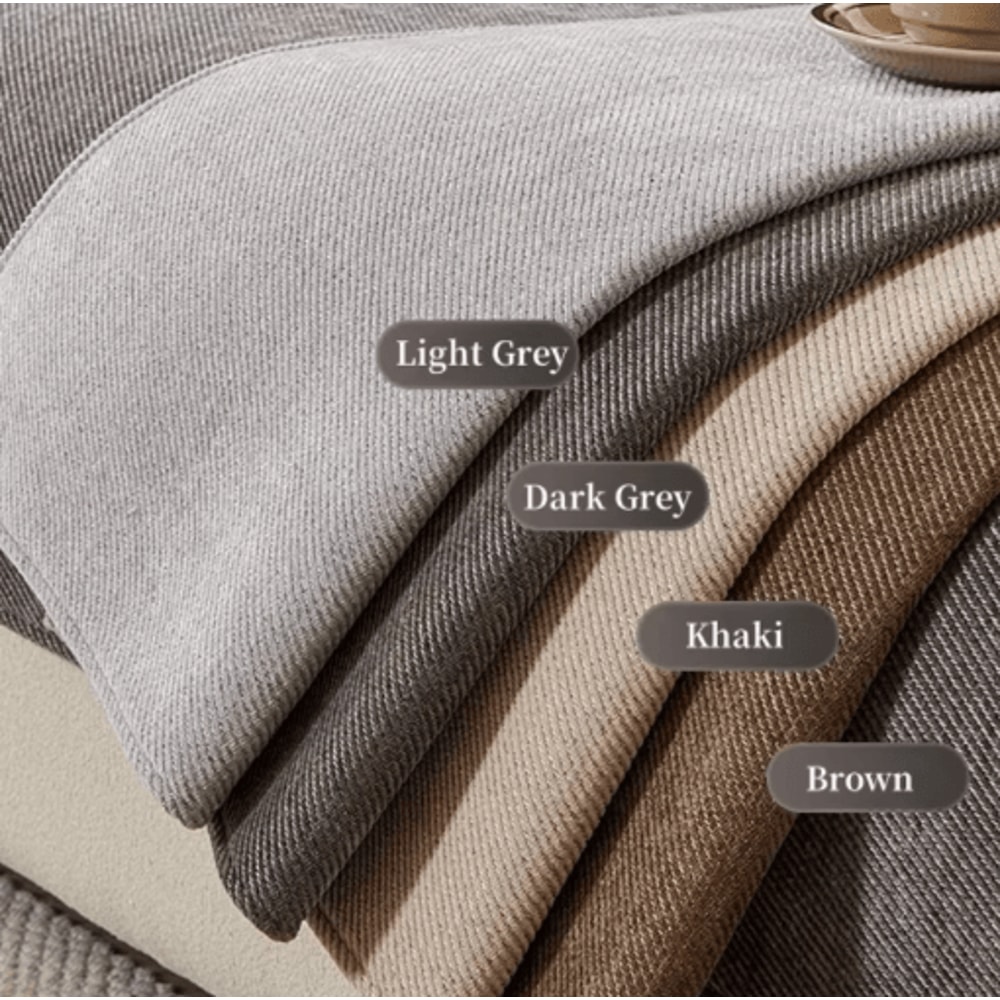 Minimalist Chenille Sofa Cover AntiSlip AllSeason Couch Protector 9