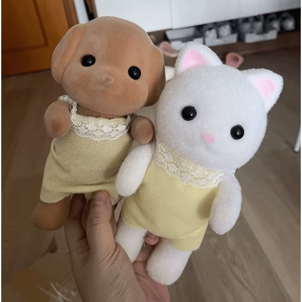 Cute Forest Family Animal Phone Holder Movable Figure Desk Decor Stand 0