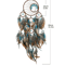 Vintage Dream Catcher Wind Chime Tree Of Life Natural Stone Wall Hanging Decor 4