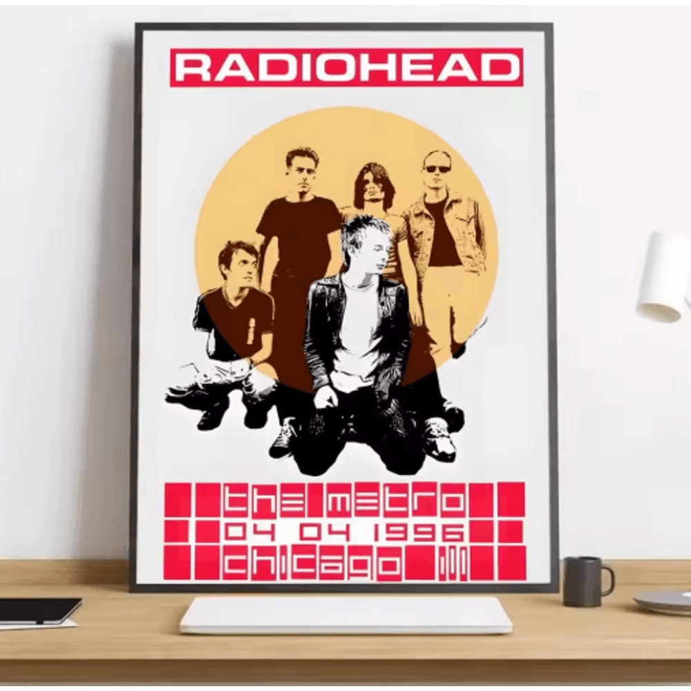 Radiohead Rainbow Canvas Poster HD Music Band Wall Art For Modern Spaces 10