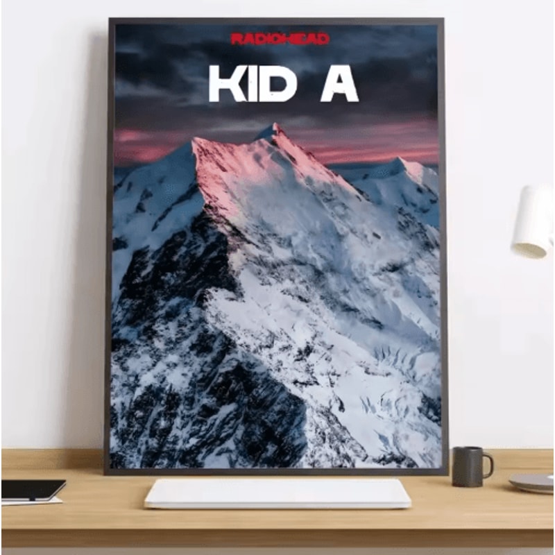 Radiohead Rainbow Canvas Poster HD Music Band Wall Art For Modern Spaces 14