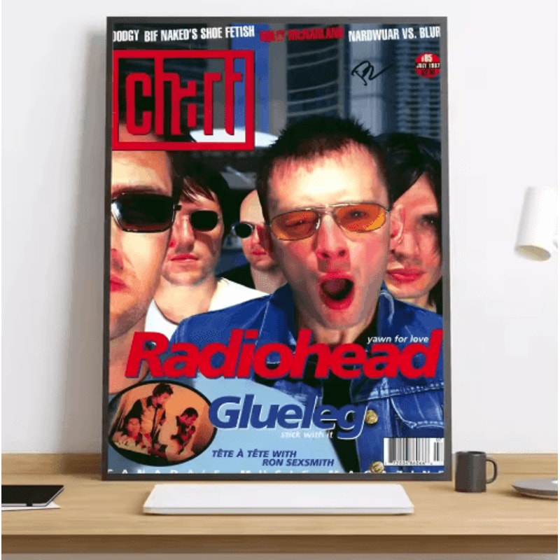 Radiohead Rainbow Canvas Poster HD Music Band Wall Art For Modern Spaces 3