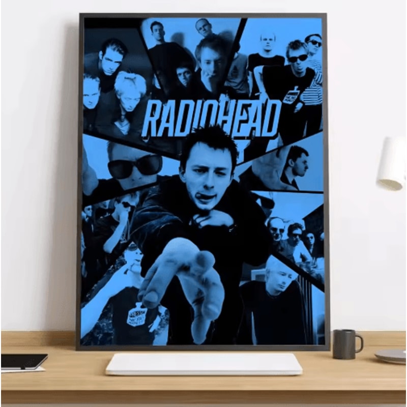 Radiohead Rainbow Canvas Poster HD Music Band Wall Art For Modern Spaces 4