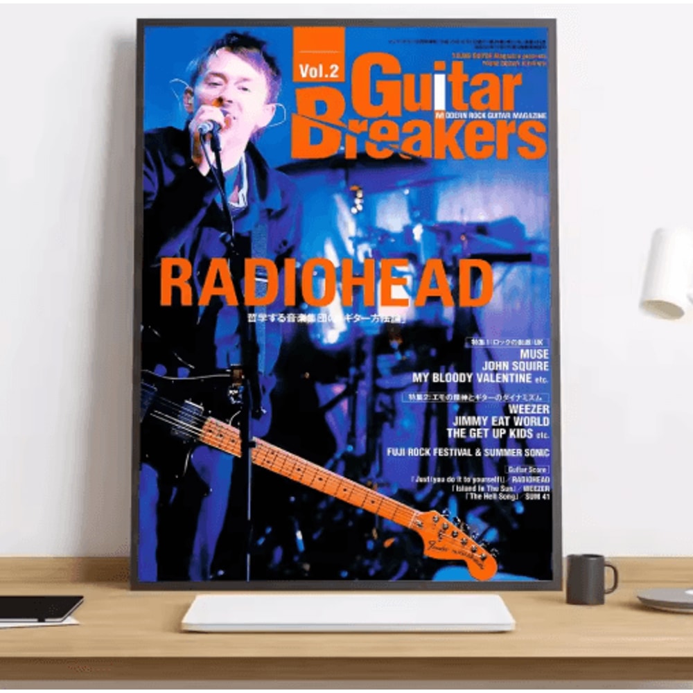 Radiohead Rainbow Canvas Poster HD Music Band Wall Art For Modern Spaces 5