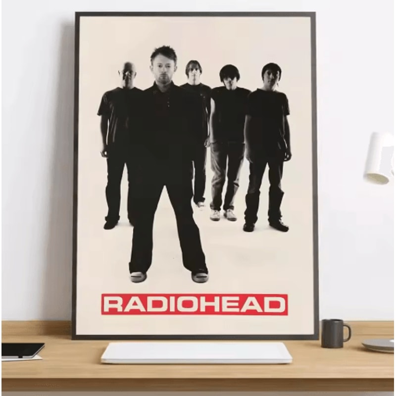 Radiohead Rainbow Canvas Poster HD Music Band Wall Art For Modern Spaces 9