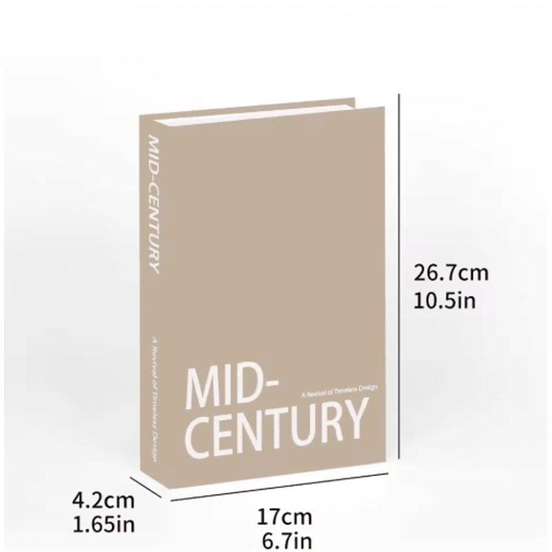 Decorative Fake Book Set 3pcs Minimalist Simulation Books For Home Styling 2