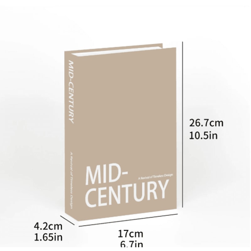 Decorative Fake Book Set 3pcs Minimalist Simulation Books For Home Styling 4