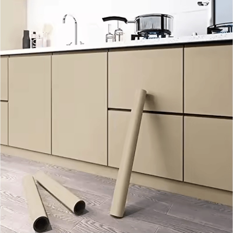 OilProof SelfAdhesive Kitchen Wallpaper Waterproof Cabinet Wall Renovation Film 10M 1