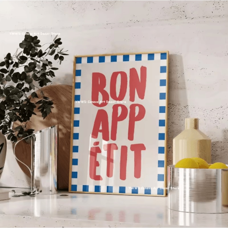 Bon Appetit Coffee Canvas Wall Art Moka Pot Espresso Poster For Kitchen Decor 11