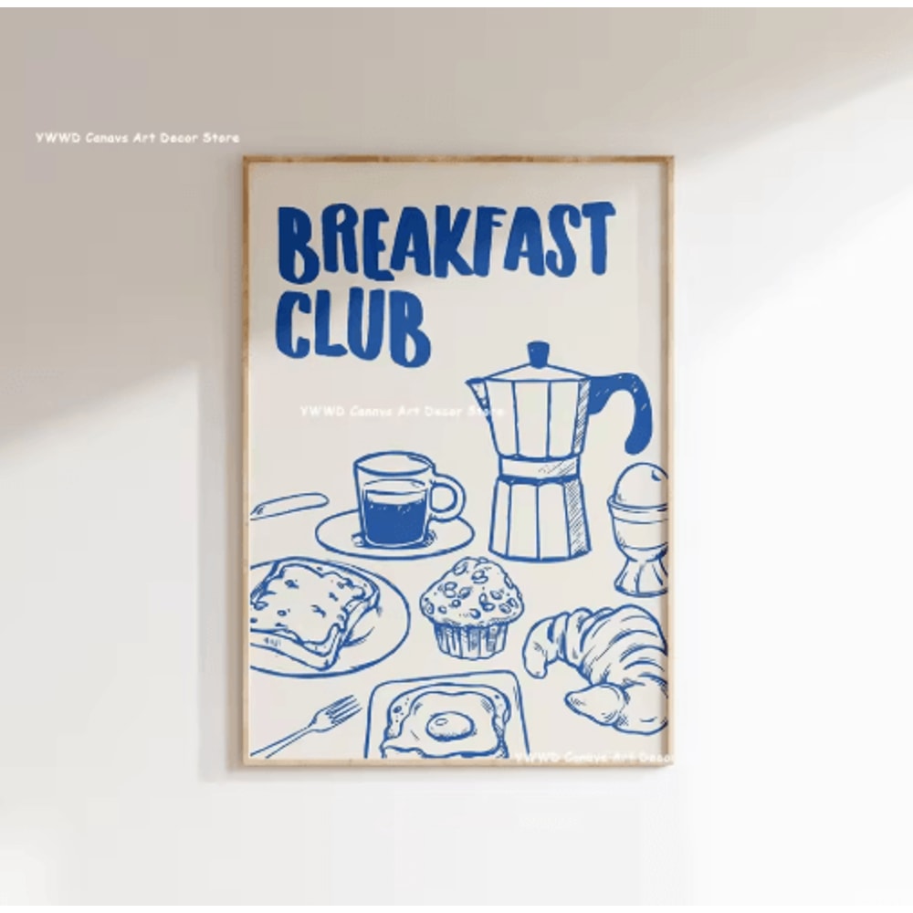 Bon Appetit Coffee Canvas Wall Art Moka Pot Espresso Poster For Kitchen Decor 16